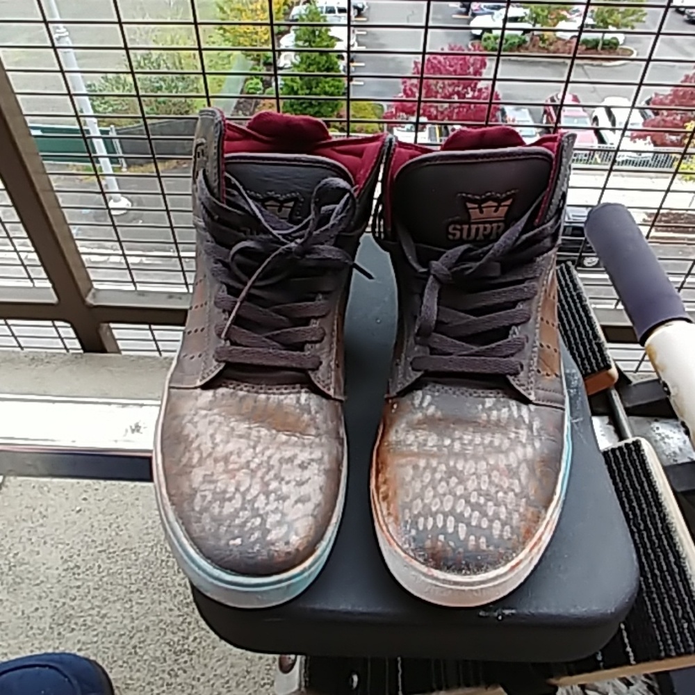Supra Custom PaiNT Sneakers. - men's sz 10.5